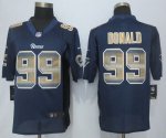 Jerseys Factory Cheap Nike Rams #99 Aaron Donald Navy Blue Team