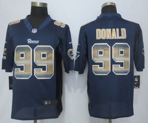 Jerseys Factory Cheap Nike Rams #99 Aaron Donald Navy Blue Team