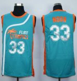 Jerseys Factory Cheap Flint Tropics #33 Jackie Moon Blue Semi-Pr