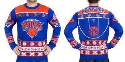Jerseys Factory Cheap New York Knicks Men's NBA Ugly Sweater