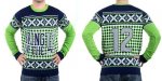 Jerseys Factory Cheap Nike Seahawks #12 Fan Men's Ugly Sweater