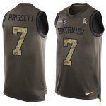 Jerseys Factory Cheap Nike Patriots #7 Jacoby Brissett Green Men