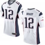 Jerseys Factory Cheap Nike Patriots #12 Tom Brady White Men's St