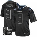 Jerseys Factory Cheap Nike Cowboys #9 Tony Romo Lights Out Black