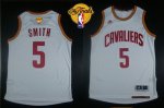 Jerseys Factory Cheap Revolution 30 Cavaliers #5 J.R. Smith Whit