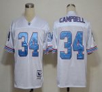Jerseys Factory Cheap Mitchell And Ness Oilers #34 Earl Campbell