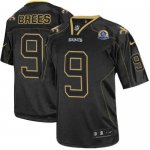 Jerseys Factory Cheap Nike Saints #9 Drew Brees Lights Out Black