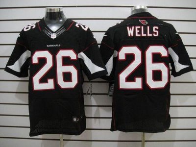 Jerseys Factory Cheap Nike Cardinals #26 Chris Wells Black Alter