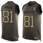 Jerseys Factory Cheap Nike Raiders #81 Mychal Rivera Green Men's