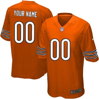 Jerseys Factory Cheap Nike Chicago Bears Customized Orange Embro