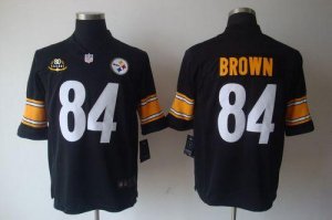 Jerseys Factory Cheap Nike Steelers #84 Antonio Brown Black Team