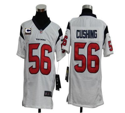 Jerseys Factory Cheap Nike Texans #56 Brian Cushing White With C