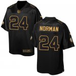 Jerseys Factory Cheap Nike Redskins #24 Josh Norman Black Men's