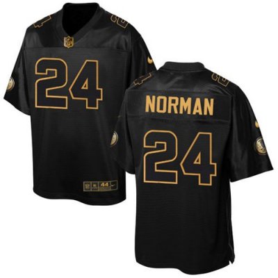 Jerseys Factory Cheap Nike Redskins #24 Josh Norman Black Men's