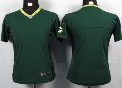Jerseys Factory Cheap Nike Packers Blank Green Team Color Women'