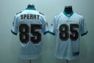 Jerseys Factory Cheap Dolphins #85 Kory Sperry White Stitched NF