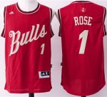 Jerseys Factory Cheap Bulls #1 Derrick Rose Red 2015-2016 Christ