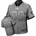 Jerseys Factory Cheap Nike Raiders #89 Amari Cooper Grey Men's S