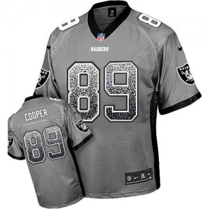 Jerseys Factory Cheap Nike Raiders #89 Amari Cooper Grey Men's S