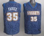 Jerseys Factory Cheap Nuggets #35 Kenneth Faried Dark Blue Crazy