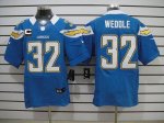 Jerseys Factory Cheap Nike Chargers #32 Eric Weddle Electric Blu