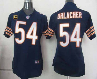 Jerseys Factory Cheap Nike Bears #54 Brian Urlacher Navy Blue Te