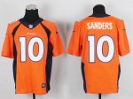 Jerseys Factory Cheap Nike Broncos #10 Emmanuel Sanders Orange T