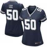 Jerseys Factory Cheap Nike Cowboys #50 Sean Lee Navy Blue Team C