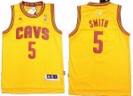 Jerseys Factory Cheap Revolution 30 Cavaliers #5 J.R. Smith Yell
