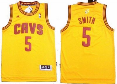 Jerseys Factory Cheap Revolution 30 Cavaliers #5 J.R. Smith Yell