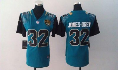 Jerseys Factory Cheap Nike Jaguars #32 Maurice Jones-Drew Teal G