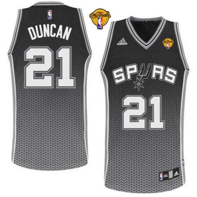Jerseys Factory Cheap Spurs #21 Tim Duncan Black Resonate Fashio
