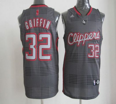 Jerseys Factory Cheap Clippers #32 Blake Griffin Black Rhythm Fa