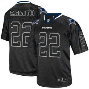 Jerseys Factory Cheap Nike Cowboys #22 Emmitt Smith Lights Out B