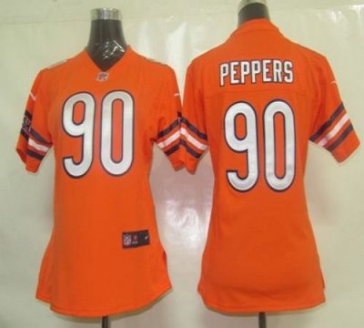 Jerseys Factory Cheap Nike Bears #90 Julius Peppers Orange Alter