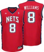 Jerseys Factory Cheap Nets #8 Deron Williams Red Revolution 30 E