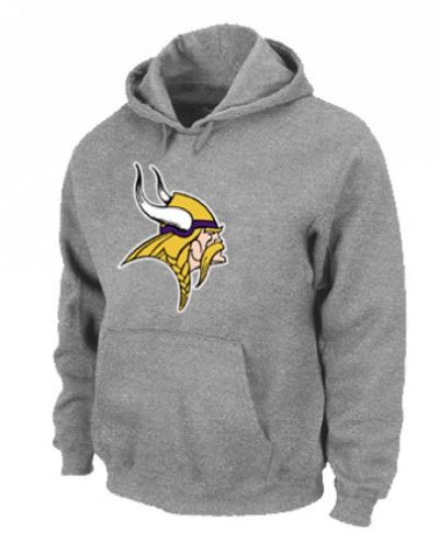Jerseys Factory Cheap Minnesota Vikings Logo Pullover Hoodie Gre