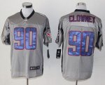 Jerseys Factory Cheap Nike Texans #90 Jadeveon Clowney Grey Shad