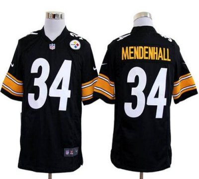 Jerseys Factory Cheap Nike Steelers #34 Rashard Mendenhall Black