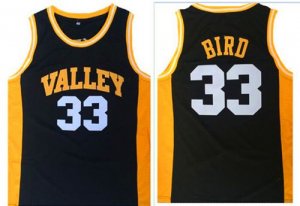 Jerseys Factory Cheap Celtics #33 Larry Bird Black Springs Valle