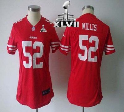 Jerseys Factory Cheap Nike 49ers #52 Patrick Willis Red Team Col
