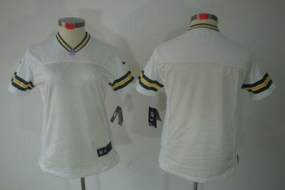 Jerseys Factory Cheap Nike Packers Blank White Women's Embroider