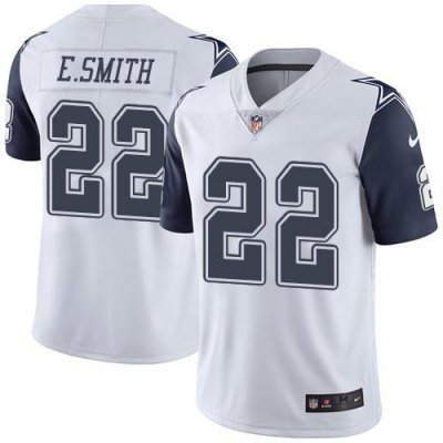 Jerseys Factory Cheap Nike Cowboys #22 Emmitt Smith White Men's