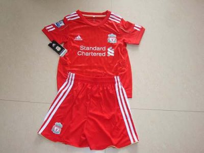 Jerseys Factory Cheap Liverpool Blank Red Home Kid Soccer Club J