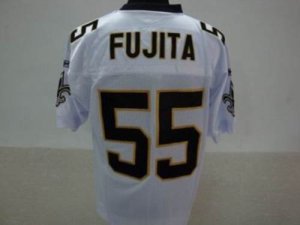Jerseys Factory Cheap Saints #55 Scott Fujita White Stitched NFL