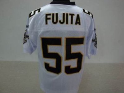 Jerseys Factory Cheap Saints #55 Scott Fujita White Stitched NFL