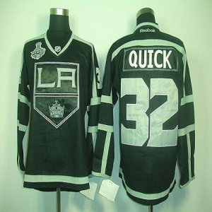 Jerseys Factory Cheap Kings #32 Jonathan Quick 2012 Stanley Cup