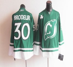 Jerseys Factory Cheap Devils St Patty's Day #30 Martin Brodeur G