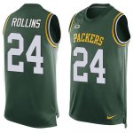 Jerseys Factory Cheap Nike Packers #24 Quinten Rollins Green Tea