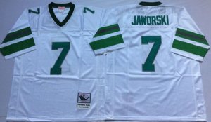 Jerseys Factory Cheap Mitchell And Ness Eagles #7 Ron Jaworski W